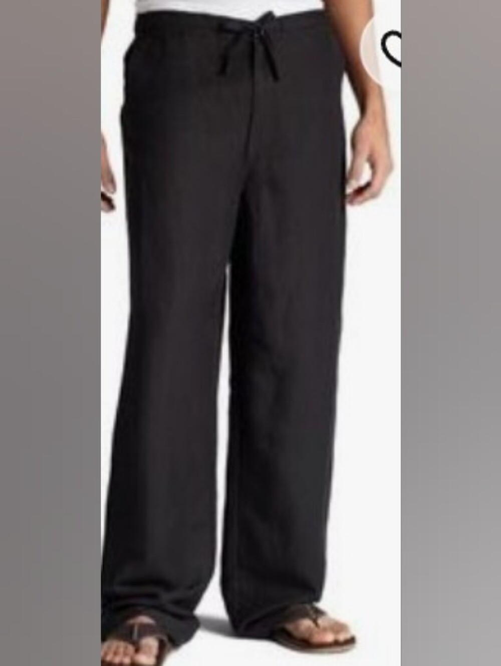 Cubavera Mens Linen Blend Pant Golf Coastal Nantucket Palm Beach Yacht 36x38